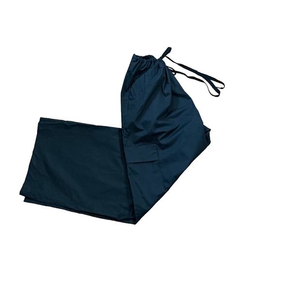 Lovers + Friends Black Baggy Cargo Pants LARGE Wide Leg Drawstring $198 NEW - Picture 7 of 9